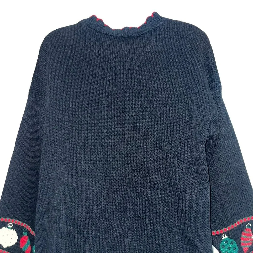 Vintage Nutcracker Pullover Sweater Womens L Teddy Bear Ugly Christmas Holiday - Picture 7 of 9